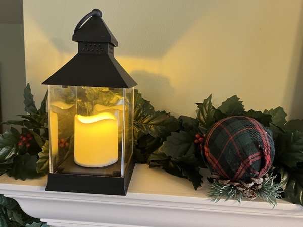 Lamp and Christmas decoration
