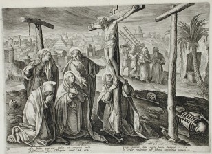 The disciples at the foot of the cross