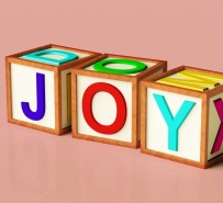 Kids blocks spelling joy as symbol for fun and playing SBI 300187242